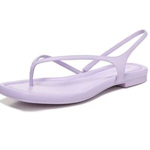 Vince Deana Leather Strappy Sandal Lilac 8.5‎ Purple Flip Flops